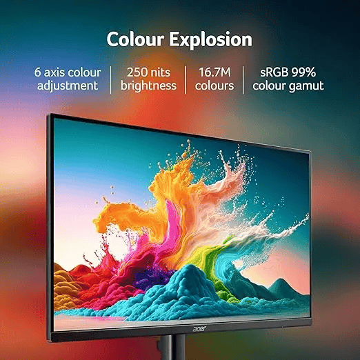 Acer KA270 P6 27 Inch FHD IPS Monitor | 144Hz, 1ms VRB, FreeSync